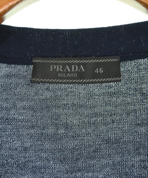 PRADA（プラダ）カーディガン 紺 サイズ:46(M位) メンズ/2200702695018