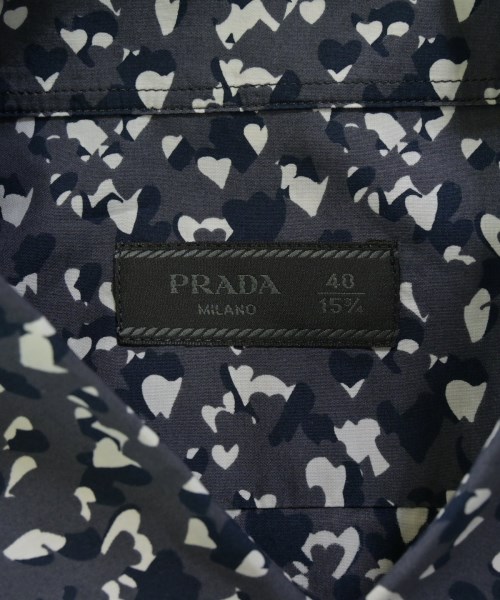 PRADA（プラダ）ドレスシャツ グレー サイズ:40(L位) メンズ/2200702705243