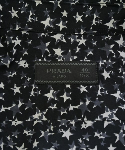 PRADA（プラダ）ドレスシャツ 黒 サイズ:40(L位) メンズ/2200702705250