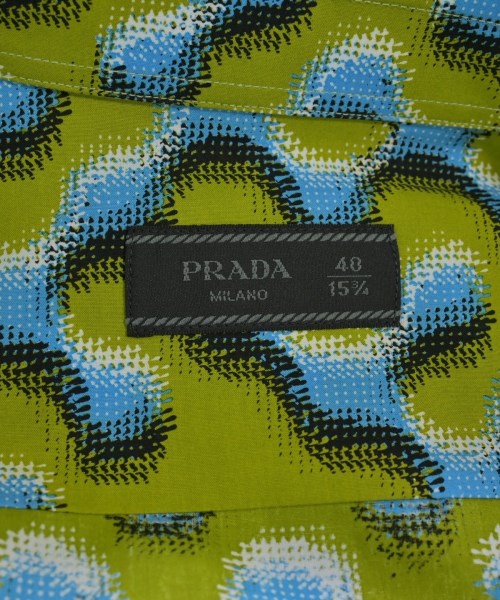 PRADA（プラダ）カジュアルシャツ カーキ サイズ:40(L位) メンズ/2200702705304