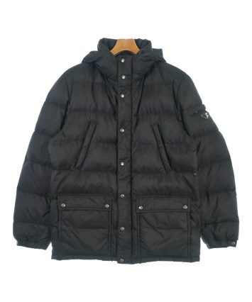 美品　メンズ　プラダ  ダウン　細身シルエット　サイズ48 ブラック PRADA（プラダ）ダウンジャケット/ダウンベスト 黒 サイズ:52(XXL位