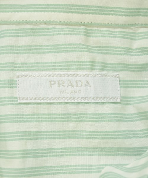 PRADA（プラダ）カジュアルシャツ 緑 サイズ:L メンズ/2200703619570