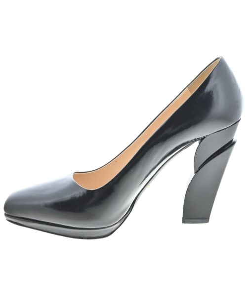 PRADA（プラダ）パンプス 黒 サイズ:EU37 1/2(24cm位) レディース/2200703804099