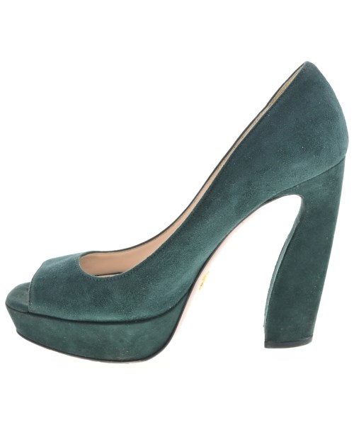 PRADA（プラダ）パンプス 緑 サイズ:EU37(23.5cm位) レディース/2200703804112