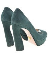 PRADA（プラダ）パンプス 緑 サイズ:EU37(23.5cm位) レディース/2200703804112