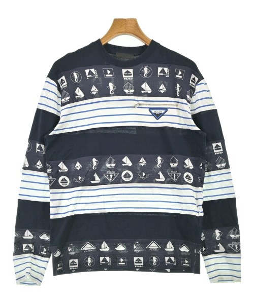 PRADA(プラダ)Tシャツ・カットソー 紺 サイズ:XS/2200703876232