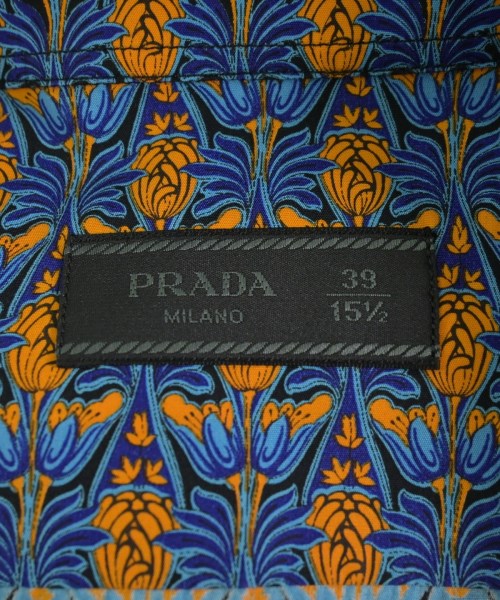 PRADA（プラダ）カジュアルシャツ 紺 サイズ:39(M位) メンズ/2200704336216