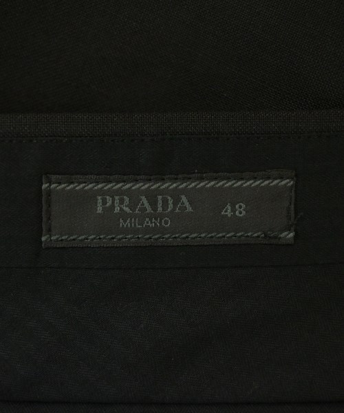 PRADA（プラダ）クロップドパンツ 黒 サイズ:48(L位) メンズ/2200704435162