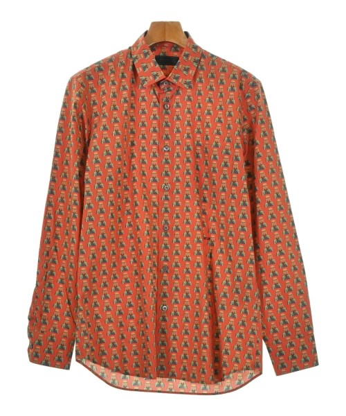 PRADA(プラダ)カジュアルシャツ 赤 サイズ:40(L位)/2200704435353