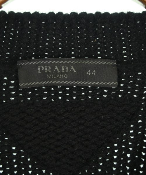 PRADA（プラダ）ニット・セーター 黒 サイズ:44(S位) メンズ/2200704686045