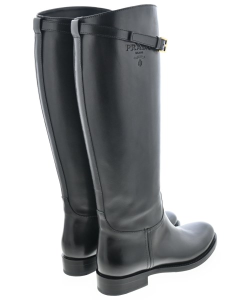 PRADA（プラダ）ブーツ 黒 サイズ:EU38(24.5cm位) レディース/2200704963030