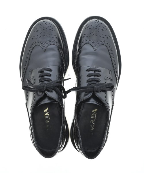 PRADA（プラダ）ビジネス・ドレスシューズ 黒 サイズ:UK9(27.5cm位) メンズ/2200705072038