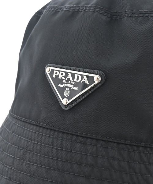 PRADA（プラダ）ハット 黒 サイズ:- レディース/2200702484049