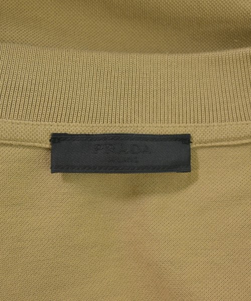 PRADA（プラダ）ポロシャツ ベージュ サイズ:M メンズ/2200704333123