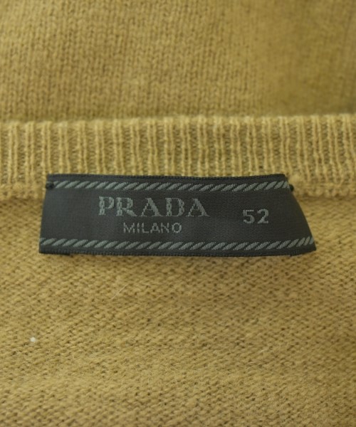 PRADA（プラダ）ニット・セーター ベージュ サイズ:52(XXL位) メンズ/2200705236027