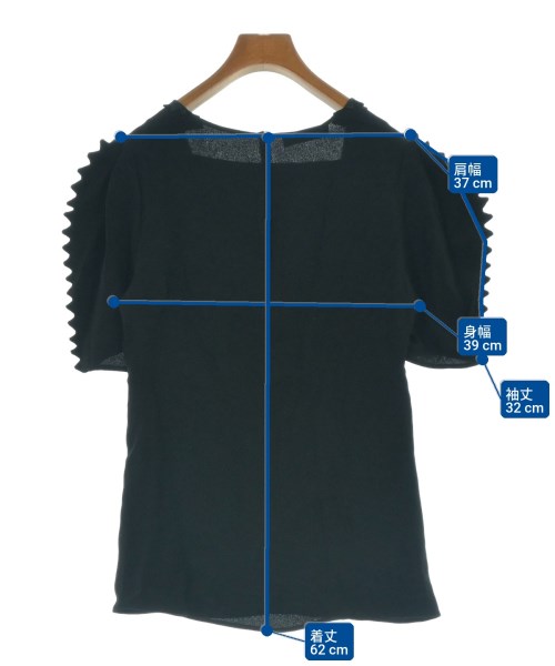 PRADA（プラダ）ブラウス 黒 サイズ:36(XS位) レディース/2200705542159