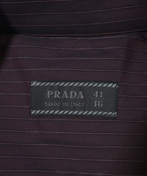 PRADA（プラダ）カジュアルシャツ 紫 サイズ:41(XL位) メンズ/2200703929327