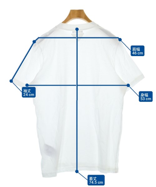 PRADA（プラダ）Tシャツ・カットソー 白 サイズ:1(S位) メンズ/2200703994844