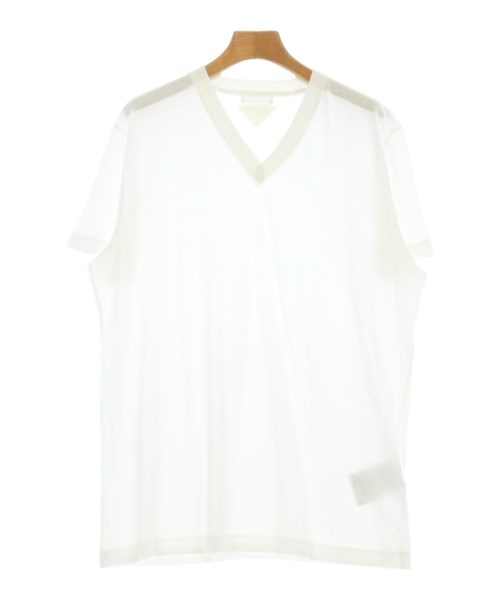 PRADA ホワイト Tシャツ　Lサイズ PRADA（プラダ）Tシャツ・カットソー 白 サイズ:L メンズ