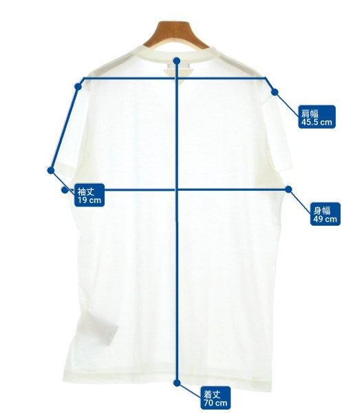 PRADA（プラダ）Tシャツ・カットソー 白 サイズ:L メンズ/2200705408240