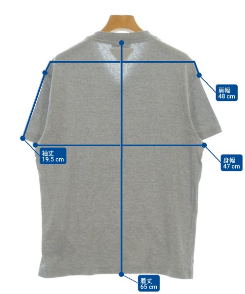 PRADA（プラダ）Tシャツ・カットソー グレー サイズ:L メンズ/2200705408363