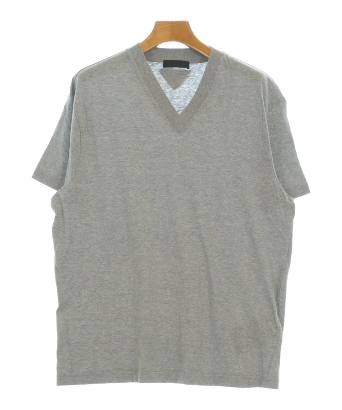 PRADA（プラダ）Tシャツ・カットソー グレー サイズ:L メンズ