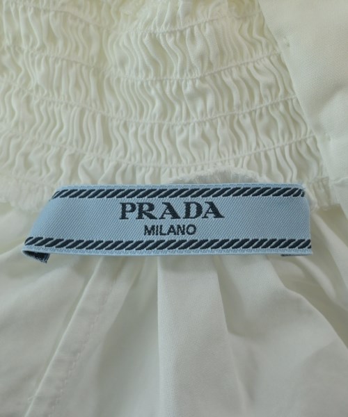 PRADA（プラダ）ブラウス 白 サイズ:46(XXL位) レディース/2200701498191