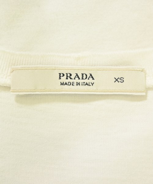 PRADA（プラダ）Tシャツ・カットソー 白 サイズ:XS レディース/2200703795038