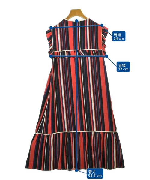 PRADA（プラダ）ワンピース 赤 サイズ:40(M位) レディース/2200706524024