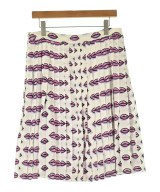 PRADA（プラダ）ひざ丈スカート 白 サイズ:44(L位) レディース/2200706524116