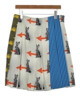PRADA（プラダ）ひざ丈スカート 白 サイズ:44(L位) レディース/2200706524123
