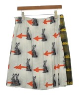 PRADA（プラダ）ひざ丈スカート 白 サイズ:44(L位) レディース/2200706524123