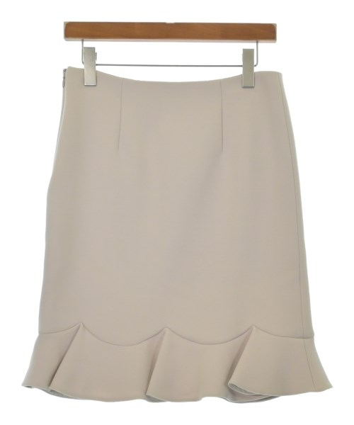 PRADA（プラダ）ひざ丈スカート ベージュ サイズ:40(M位) レディース/2200706524130