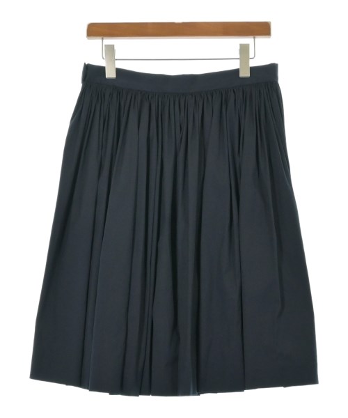 PRADA（プラダ）ひざ丈スカート 紺 サイズ:42(M位) レディース/2200706524154
