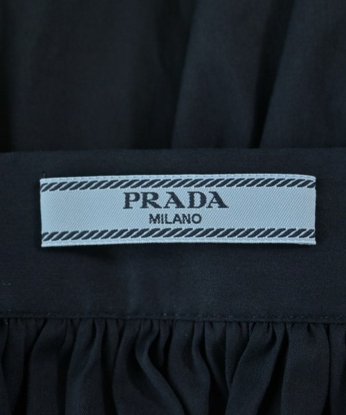 PRADA（プラダ）ひざ丈スカート 紺 サイズ:42(M位) レディース/2200706524154