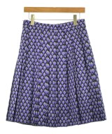 PRADA（プラダ）ひざ丈スカート 紫 サイズ:40(M位) レディース/2200706524192