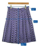 PRADA（プラダ）ひざ丈スカート 紫 サイズ:40(M位) レディース/2200706524192