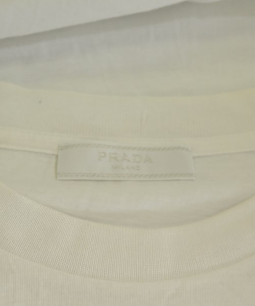 PRADA（プラダ）Tシャツ・カットソー 白 サイズ:S メンズ/2200706602036
