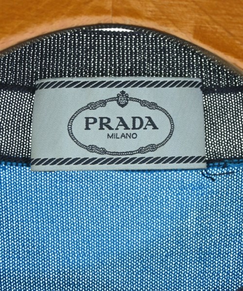 PRADA（プラダ）カーディガン 青 サイズ:38(S位) レディース/2200705697057