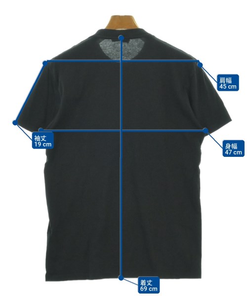 PRADA（プラダ）Tシャツ・カットソー 黒 サイズ:M メンズ/2200707051055
