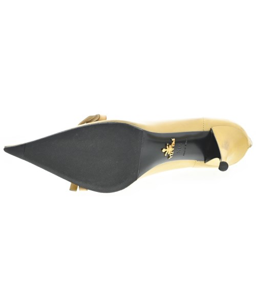 PRADA（プラダ）パンプス 黄 サイズ:EU37 1/2(24cm位) レディース/2200707100043