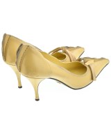 PRADA（プラダ）パンプス 黄 サイズ:EU37 1/2(24cm位) レディース/2200707100043