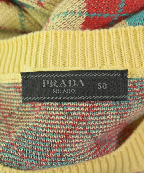 PRADA（プラダ）ニット・セーター 黄 サイズ:50(XL位) メンズ/2200704955059