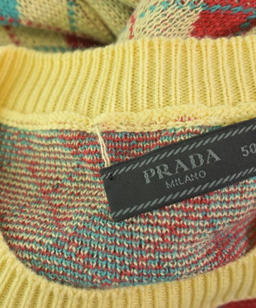 PRADA（プラダ）ニット・セーター 黄 サイズ:50(XL位) メンズ/2200704955059