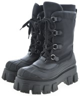 PRADA（プラダ）ブーツ 黒 サイズ:EU38(24.5cm位) レディース/2200707378084
