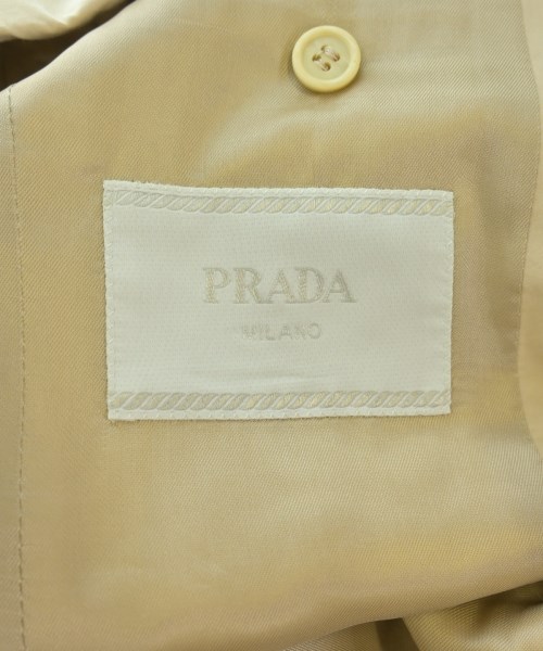 PRADA（プラダ）カジュアルジャケット ベージュ サイズ:44(S位) メンズ/2200707392035