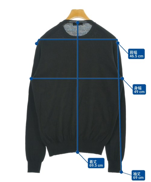 PRADA（プラダ）ニット・セーター 黒 サイズ:50(XL位) メンズ/2200707966014