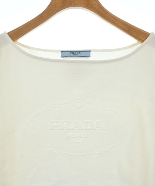PRADA（プラダ）Tシャツ・カットソー 白 サイズ:S レディース/2200708217023