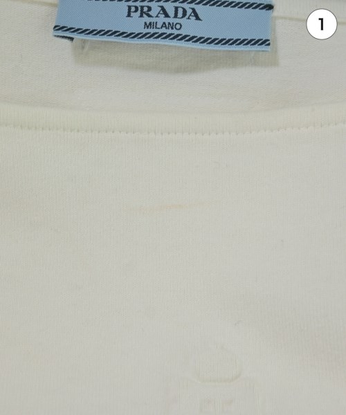 PRADA（プラダ）Tシャツ・カットソー 白 サイズ:S レディース/2200708217023