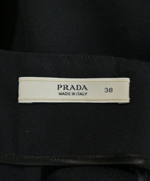 PRADA（プラダ）ひざ丈スカート 黒 サイズ:38(S位) レディース/2200708265031